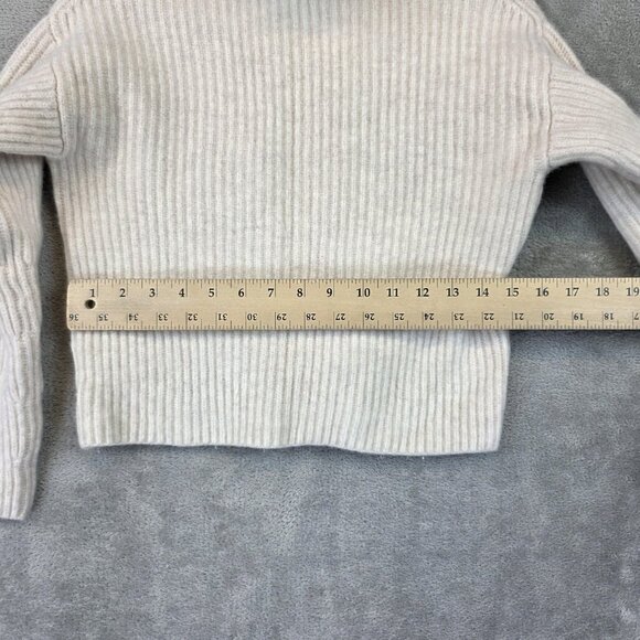 Everlane Cream Ribbed Sweater - Picture 6 of 9